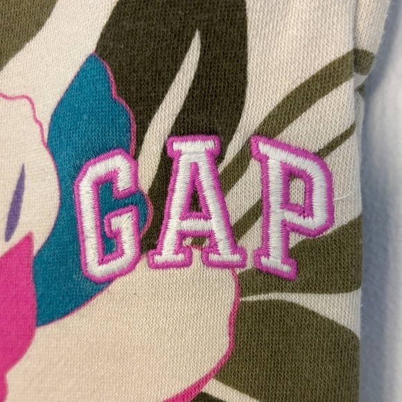GAP Floral Joggers in Pink, Green & Blue - Picture 2 of 3